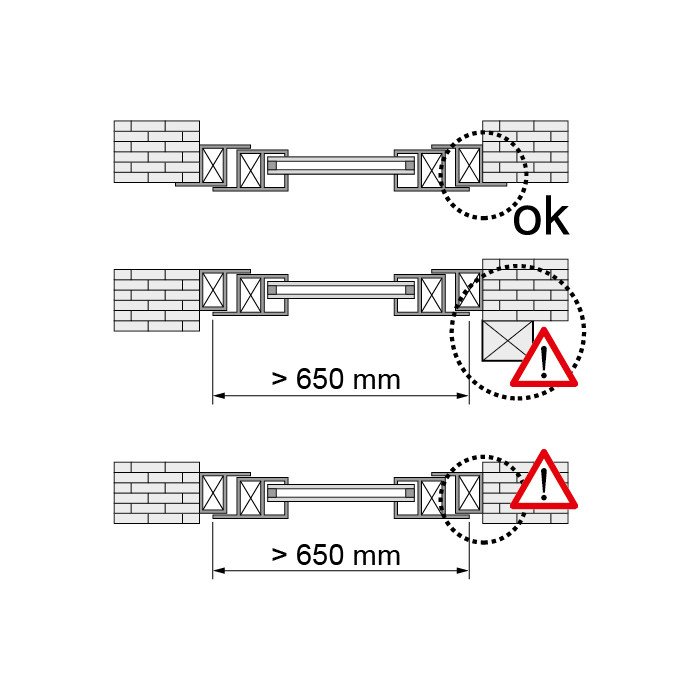 Friz opening limiter arm