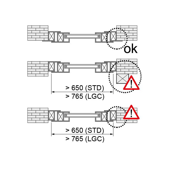 Friz opening limiter arm