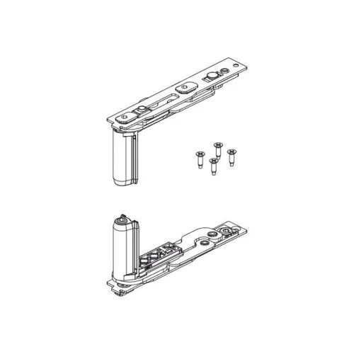 8b2ce69eb38bff0600fe324daf11c522ee0ea79513e53107171fcd3600cd1ad7 Sash hinge set for CHIC 3D 100 LX