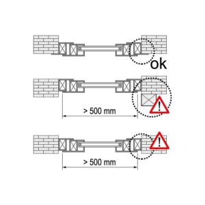 Friz opening limiter arm