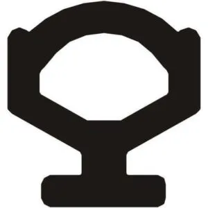 BUBBLE GASKET 8mm EPDM - EXP BLACK