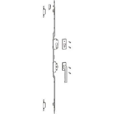 SLIDING LOCK 2 POINTS 1600 mm BS15 WITH CYLINDER HOLE