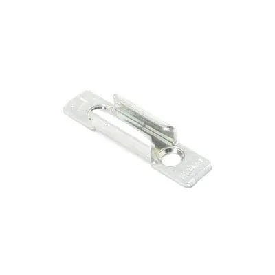 SLIDING LOCK STRIKER SILVER STRAIGHT BACK