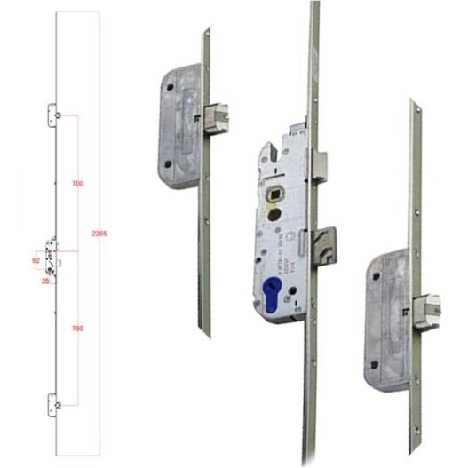 GU SECURY Automatic Multi-Point Door Lock - Image 3