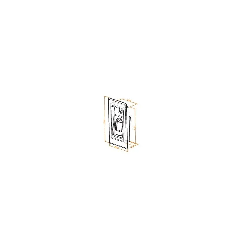 R7-BR-4-dim Navkom BR-4-B Fingerprint Reader