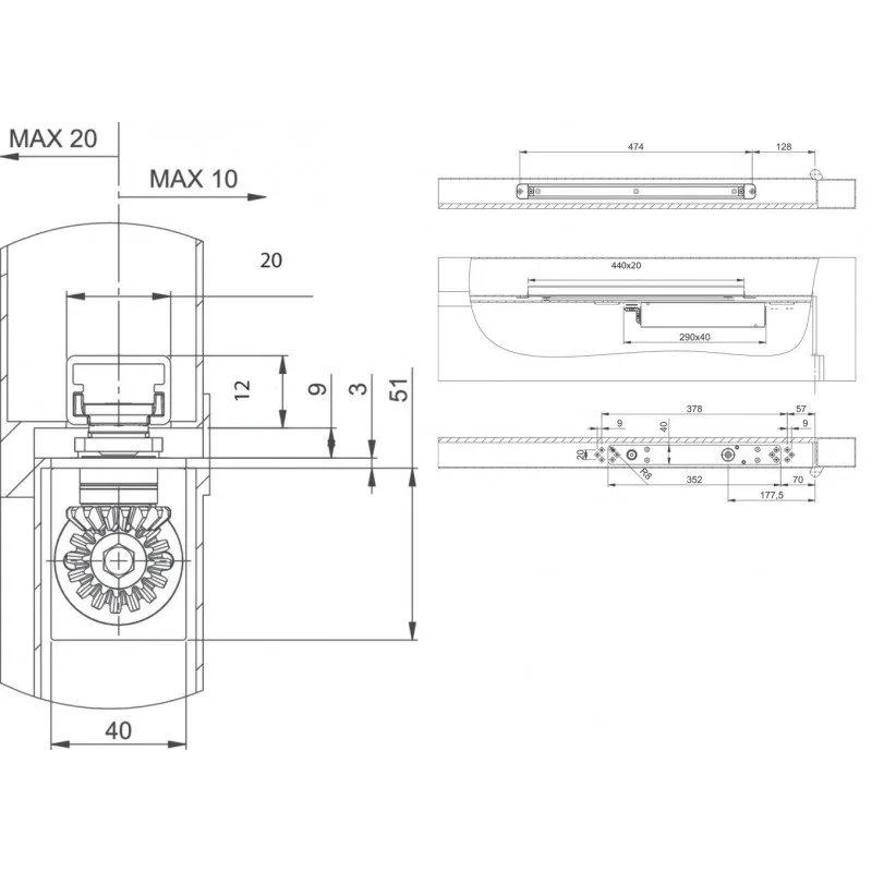 assa-abloy-dc860-schematics ASSA ABLOY DC860 Overhead Door Closer