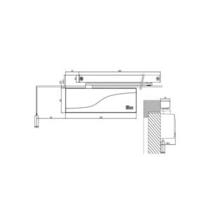 ISEO IS65 N3 Overhead Door Closer