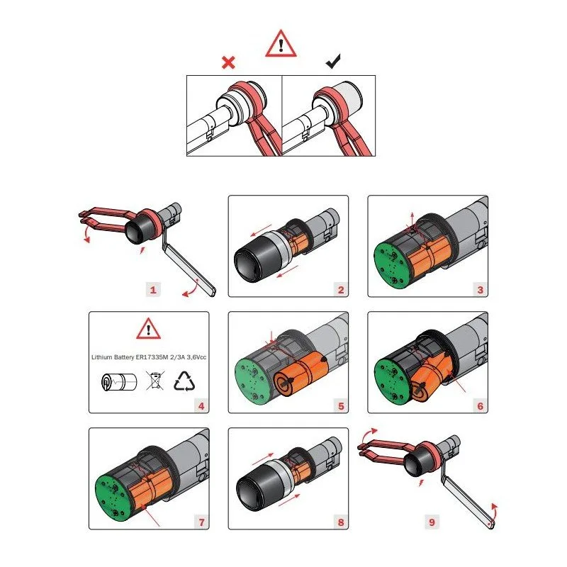 iseo-libra-instructions ISEO Libra - RFID Card & ARGO App Smart Lock Cylinder