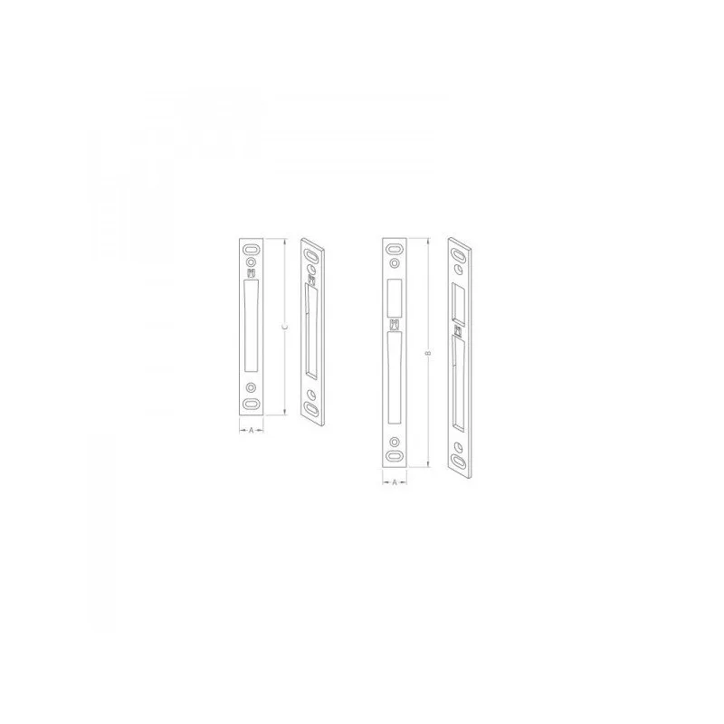 striker-1-3pack-dimensions Adjustable Security Strike Plate