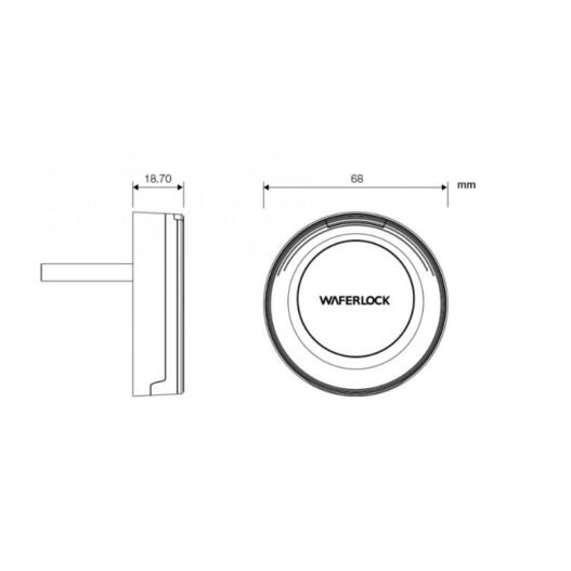 WaferLock L345 Smart Handle Lock - Image 4