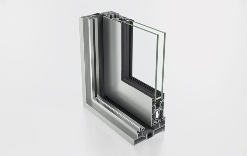 1_s46_section Elvial SL46 SI² CLASSIC - Premium Aluminum Sliding Door System