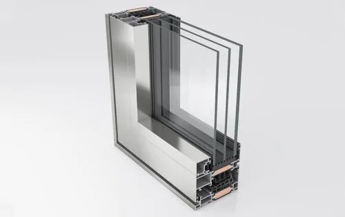 Iconic-W77-AI2.CE-section-L-inside Elvial ICONIC W77 AI².CE Energy-Efficient Aluminum Window System