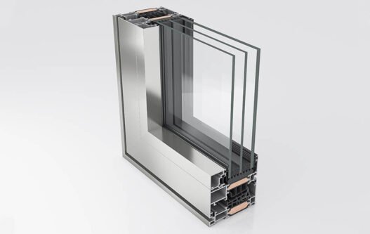 Elvial ICONIC W77 AI².CE Energy-Efficient Aluminum Window System