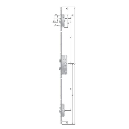 KFV AS2300 Multi-Point Lock