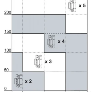 Giesse HP Bottom-Hung Window Hinge