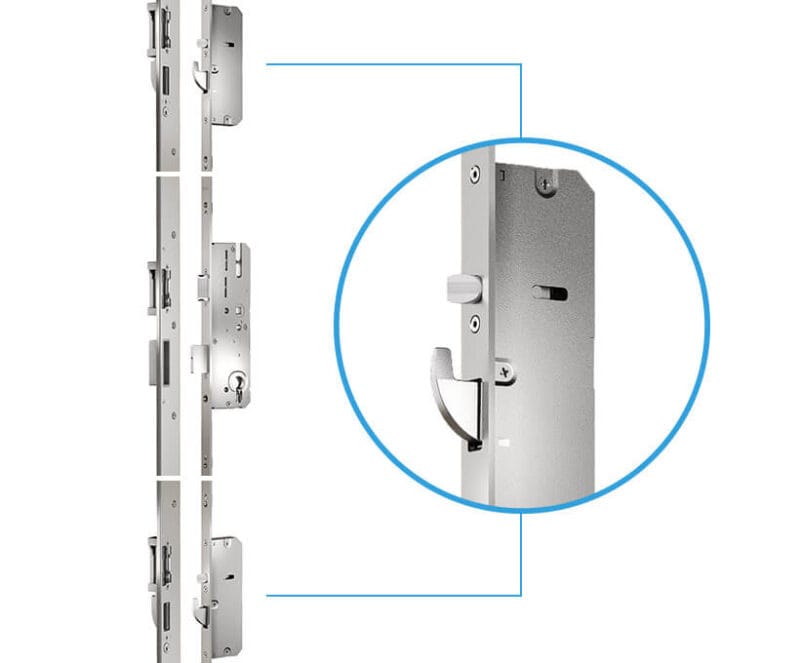 tuersysteme_kfv_mehrfachverriegelungen_drei_fallen_verriegelung_tabs KFV AS 2750 Multi-Point Lock