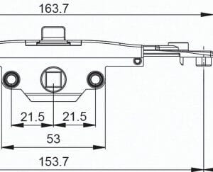 Giesse Window Handle Mechanism