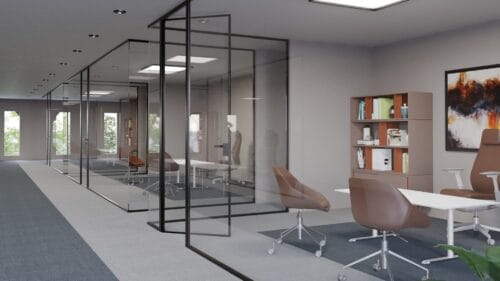 IALONET Vi40 Cnt Glass Partition System