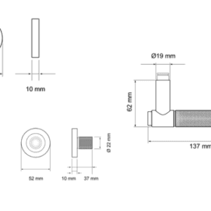 Karcher Design Door handle Studio Series ER90B2 BAD 88