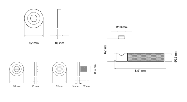 Karcher Design Door handle Studio Series ER90B2 BAD 88